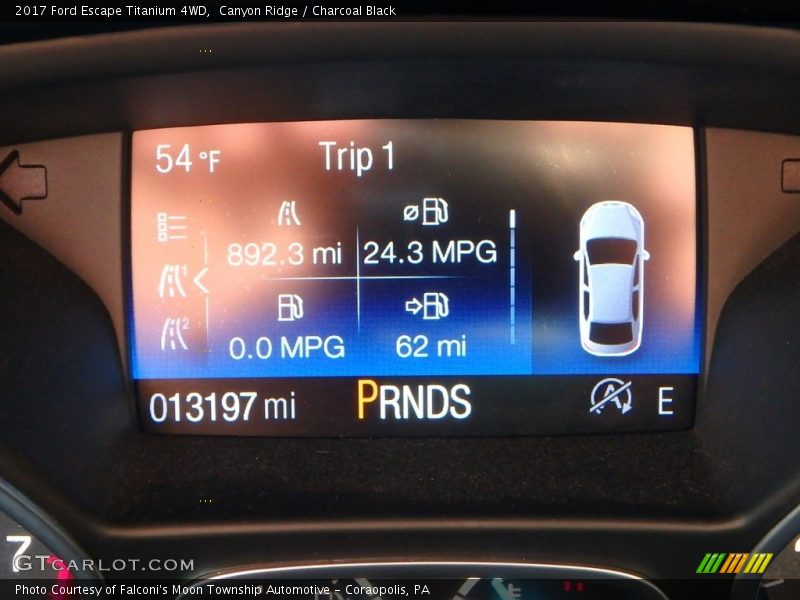Canyon Ridge / Charcoal Black 2017 Ford Escape Titanium 4WD
