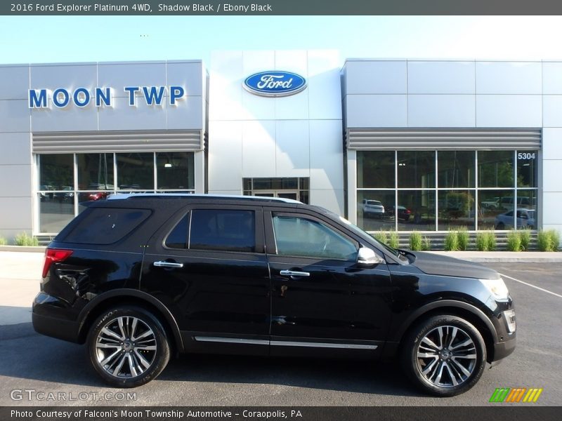 Shadow Black / Ebony Black 2016 Ford Explorer Platinum 4WD