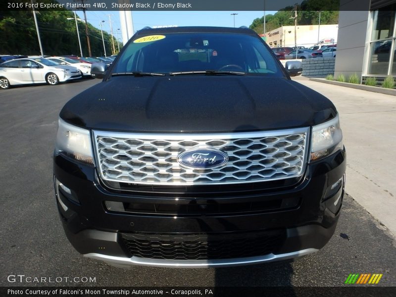 Shadow Black / Ebony Black 2016 Ford Explorer Platinum 4WD
