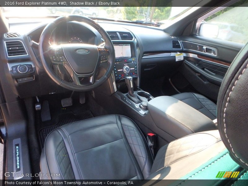 Shadow Black / Ebony Black 2016 Ford Explorer Platinum 4WD