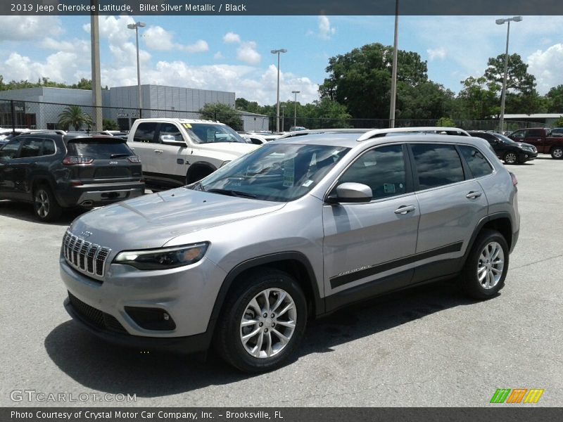 Billet Silver Metallic / Black 2019 Jeep Cherokee Latitude