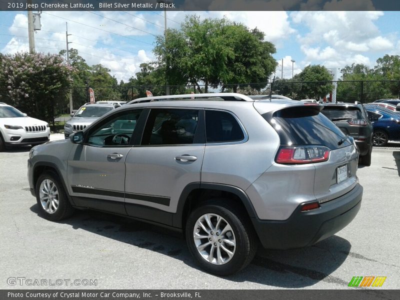 Billet Silver Metallic / Black 2019 Jeep Cherokee Latitude