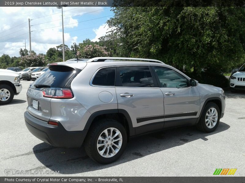 Billet Silver Metallic / Black 2019 Jeep Cherokee Latitude