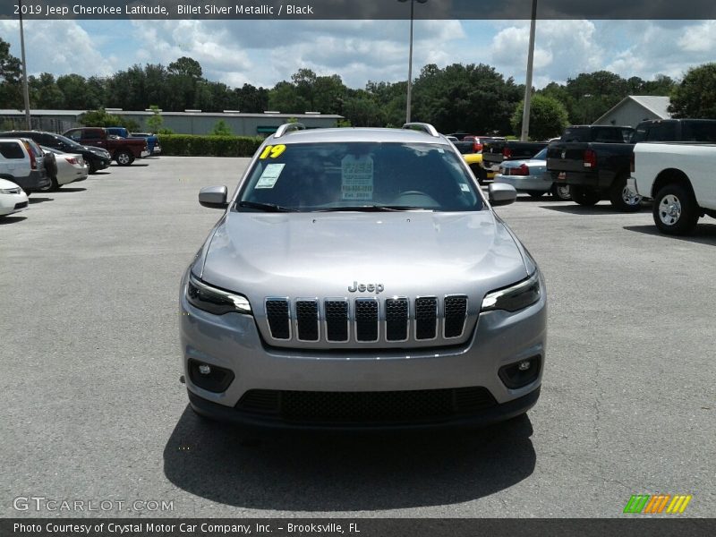 Billet Silver Metallic / Black 2019 Jeep Cherokee Latitude