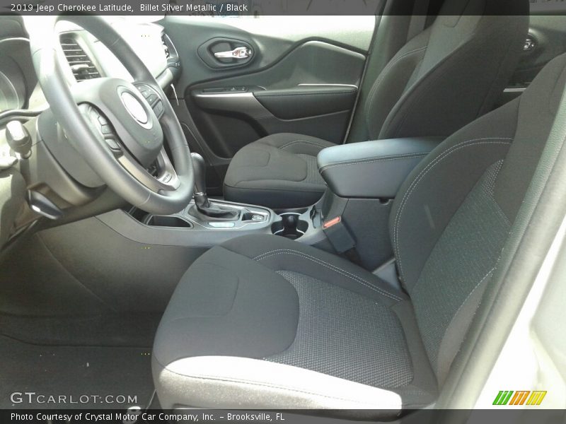 Billet Silver Metallic / Black 2019 Jeep Cherokee Latitude