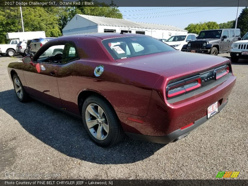 Octane Red / Black 2017 Dodge Challenger SXT