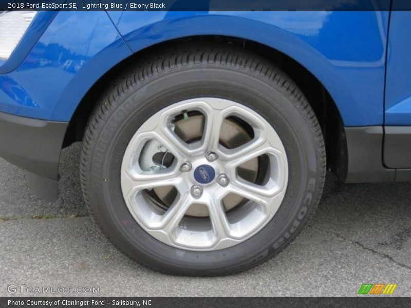 Lightning Blue / Ebony Black 2018 Ford EcoSport SE