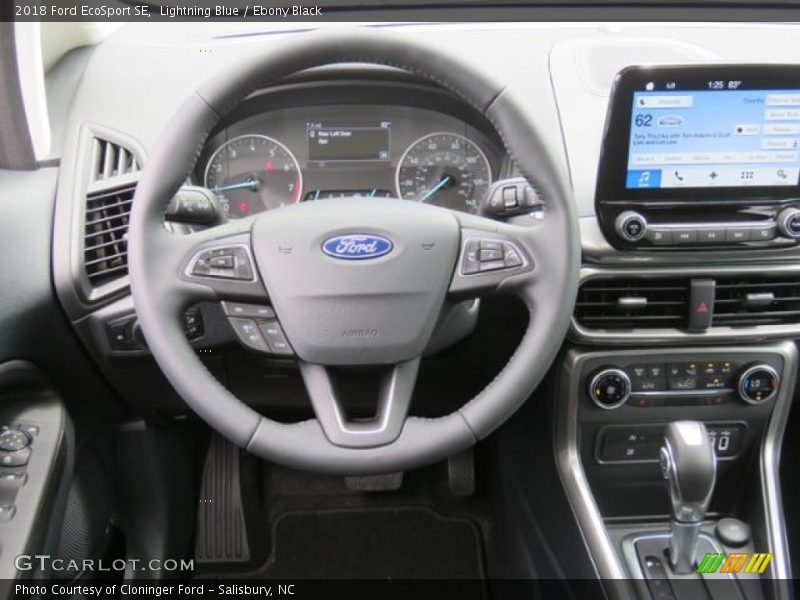 Lightning Blue / Ebony Black 2018 Ford EcoSport SE