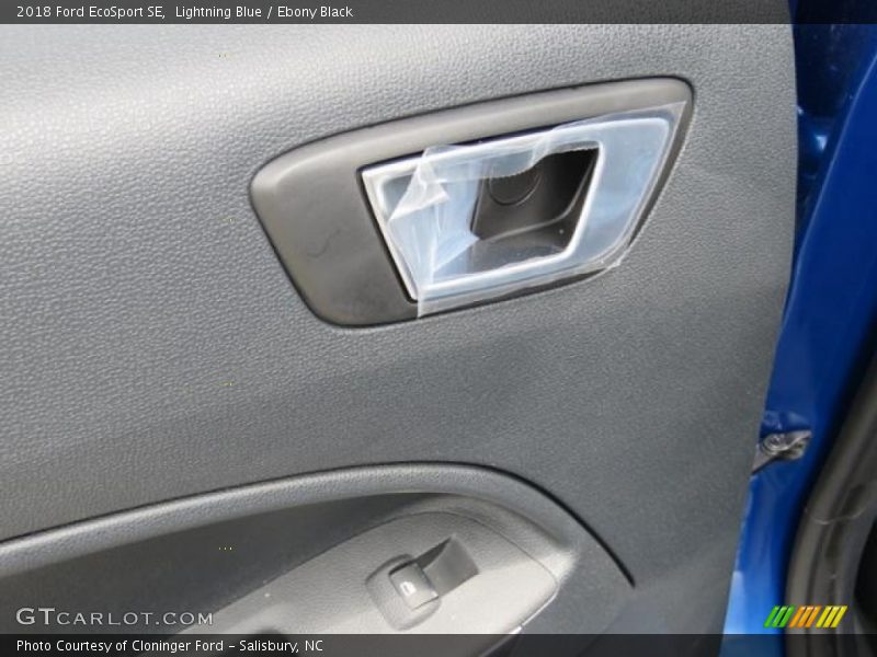 Lightning Blue / Ebony Black 2018 Ford EcoSport SE