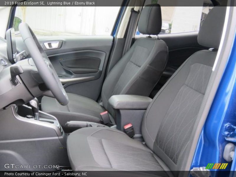 Lightning Blue / Ebony Black 2018 Ford EcoSport SE