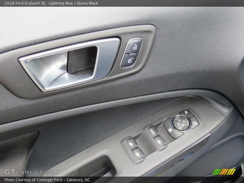 Lightning Blue / Ebony Black 2018 Ford EcoSport SE