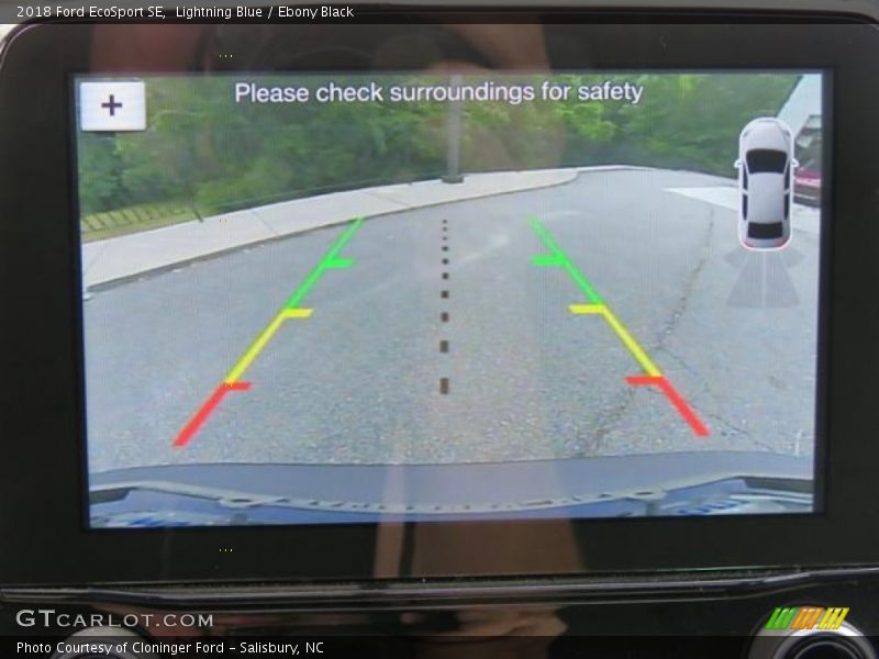 Lightning Blue / Ebony Black 2018 Ford EcoSport SE