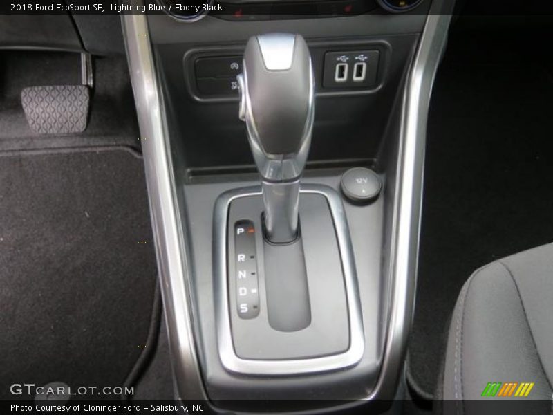 Lightning Blue / Ebony Black 2018 Ford EcoSport SE