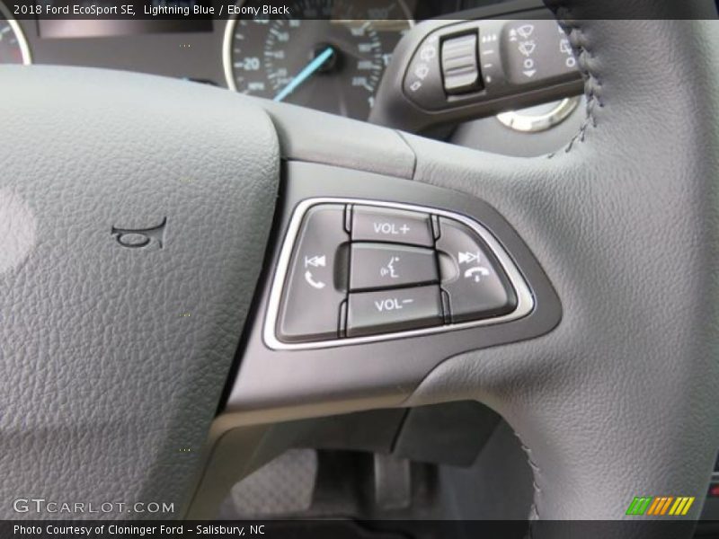 Lightning Blue / Ebony Black 2018 Ford EcoSport SE