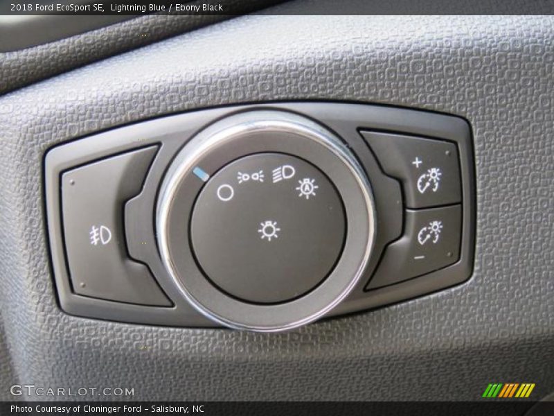 Lightning Blue / Ebony Black 2018 Ford EcoSport SE
