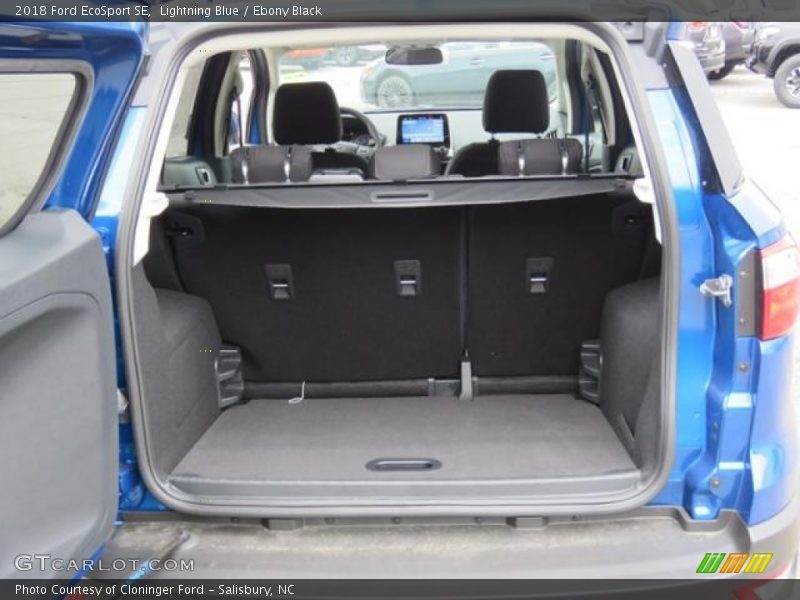Lightning Blue / Ebony Black 2018 Ford EcoSport SE