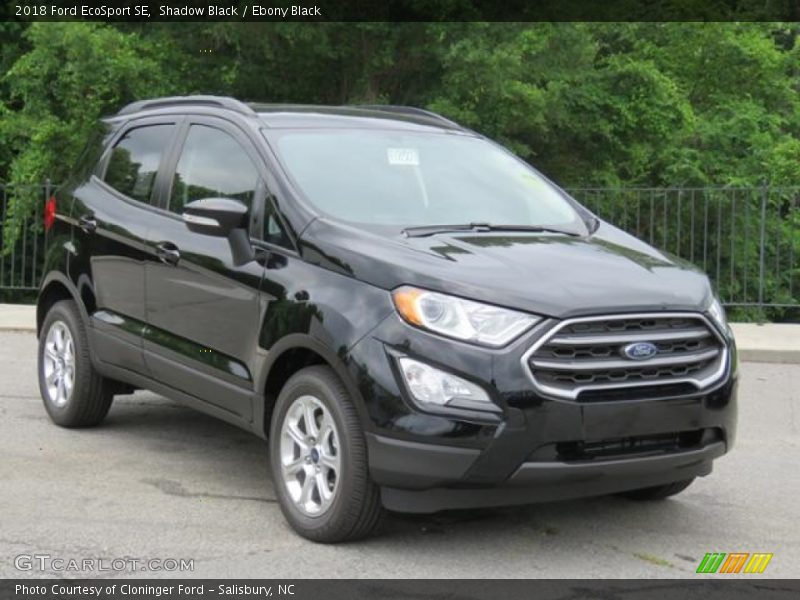 Shadow Black / Ebony Black 2018 Ford EcoSport SE