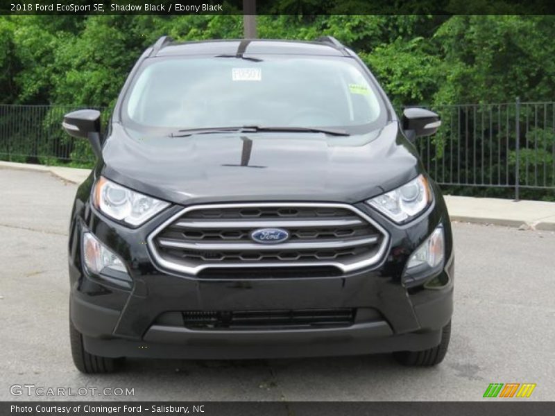 Shadow Black / Ebony Black 2018 Ford EcoSport SE