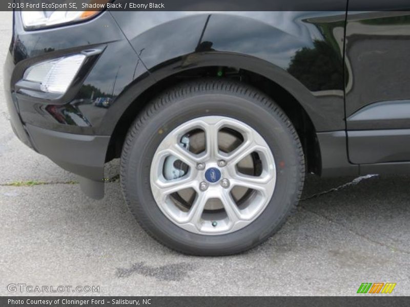 Shadow Black / Ebony Black 2018 Ford EcoSport SE