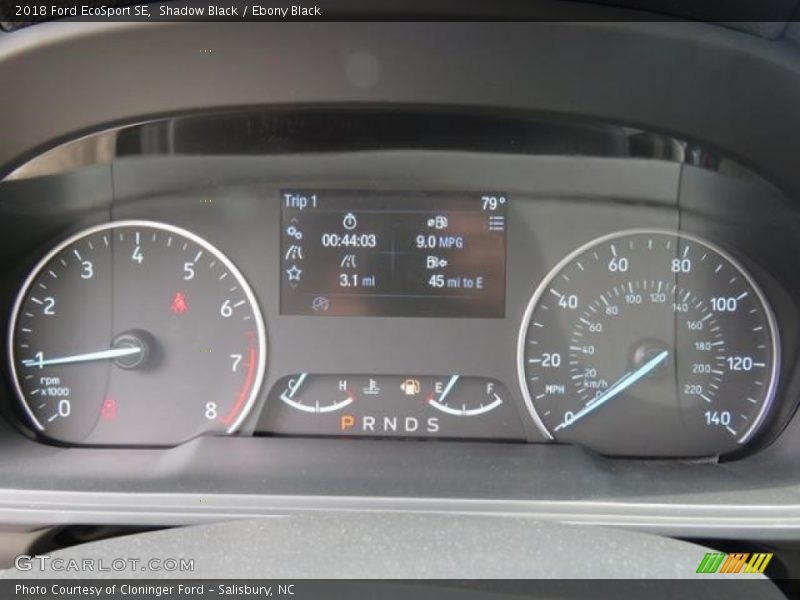 Shadow Black / Ebony Black 2018 Ford EcoSport SE