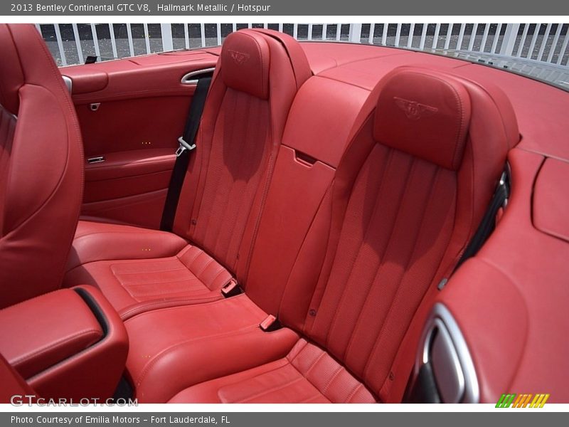 Rear Seat of 2013 Continental GTC V8 