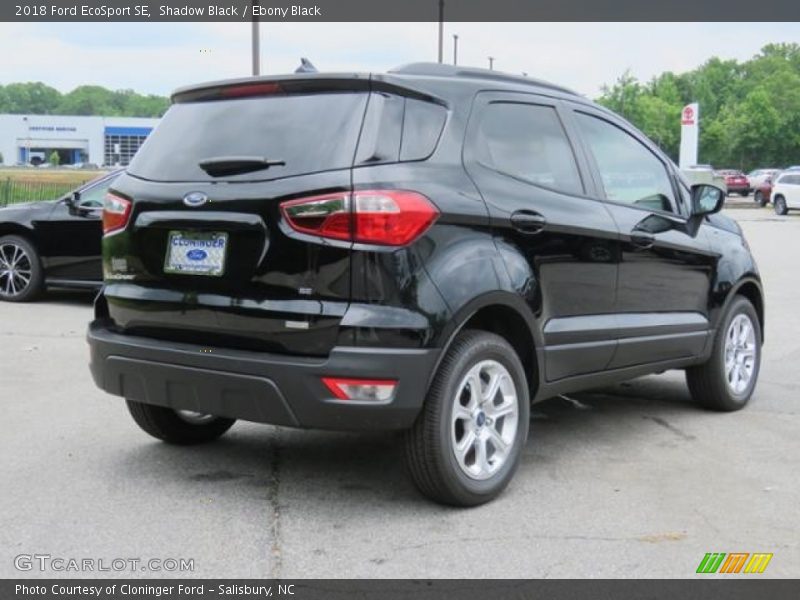Shadow Black / Ebony Black 2018 Ford EcoSport SE