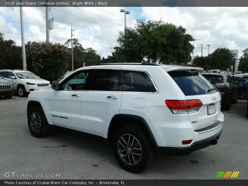 Bright White / Black 2018 Jeep Grand Cherokee Limited