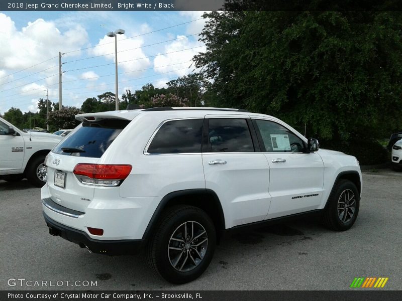 Bright White / Black 2018 Jeep Grand Cherokee Limited