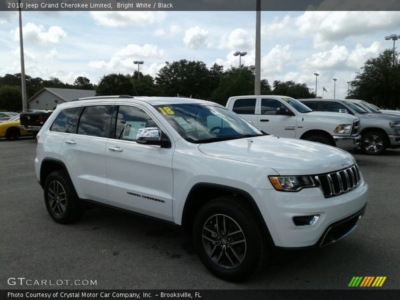 Bright White / Black 2018 Jeep Grand Cherokee Limited