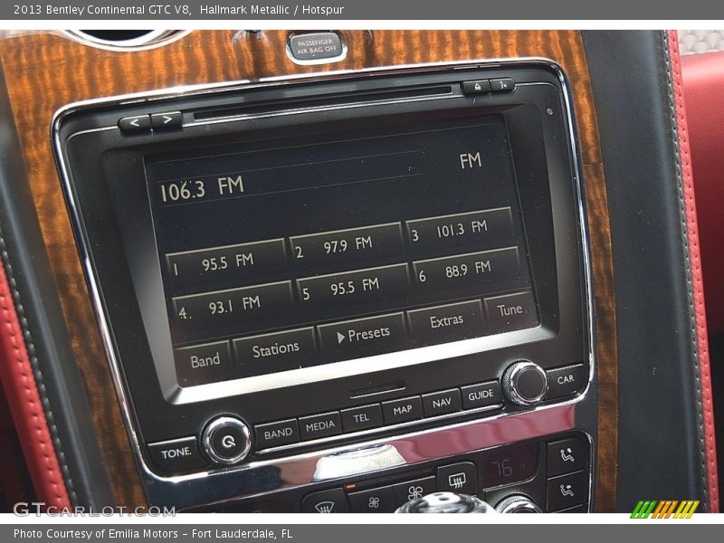 Audio System of 2013 Continental GTC V8 