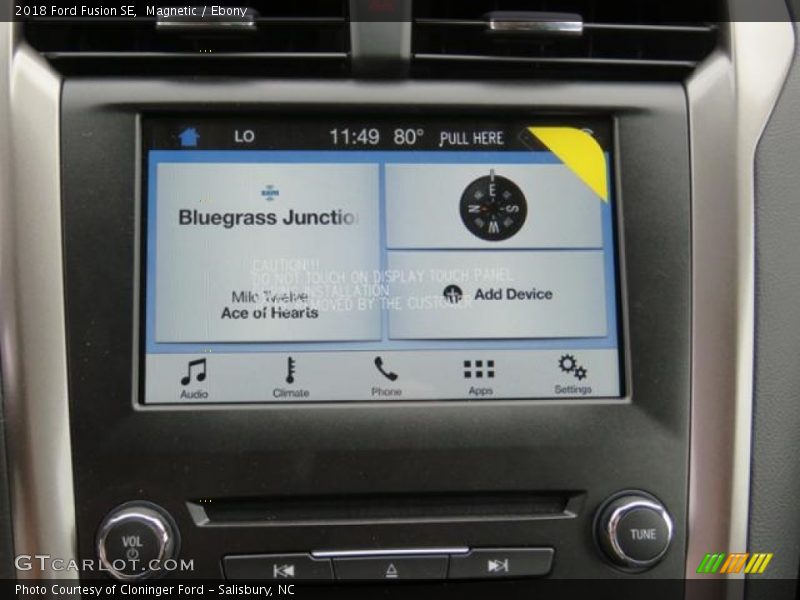 Magnetic / Ebony 2018 Ford Fusion SE