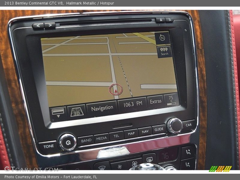 Navigation of 2013 Continental GTC V8 