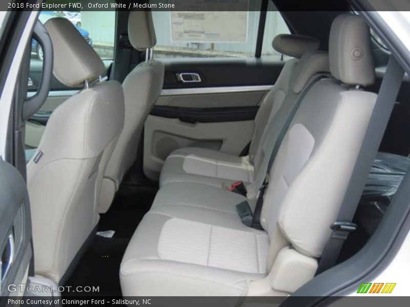 Rear Seat of 2018 Explorer FWD
