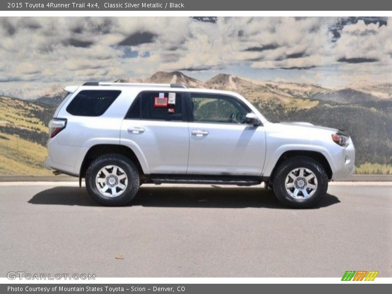 Classic Silver Metallic / Black 2015 Toyota 4Runner Trail 4x4