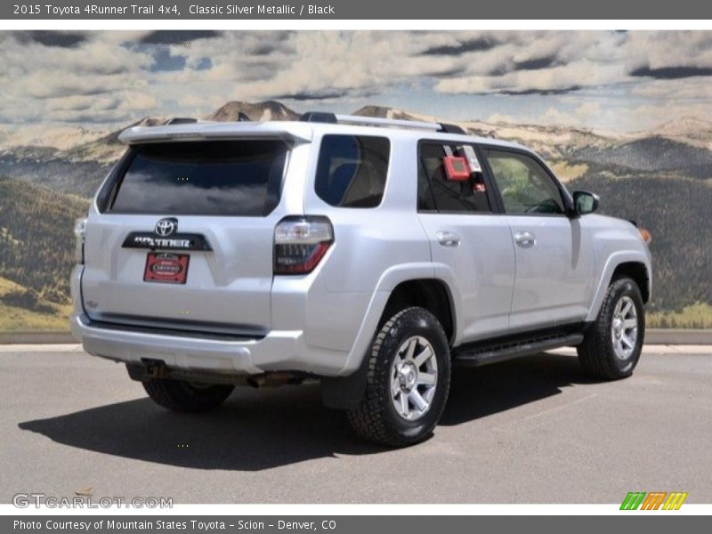 Classic Silver Metallic / Black 2015 Toyota 4Runner Trail 4x4