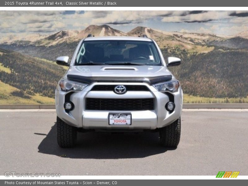 Classic Silver Metallic / Black 2015 Toyota 4Runner Trail 4x4
