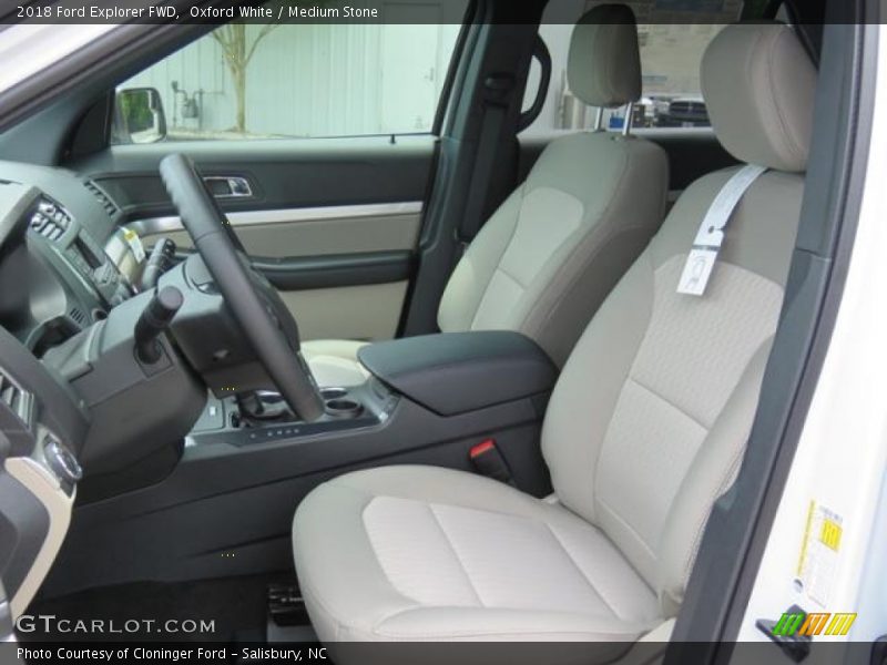 Front Seat of 2018 Explorer FWD