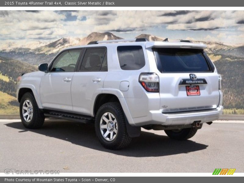 Classic Silver Metallic / Black 2015 Toyota 4Runner Trail 4x4