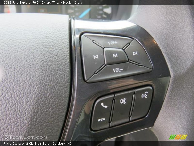 Controls of 2018 Explorer FWD