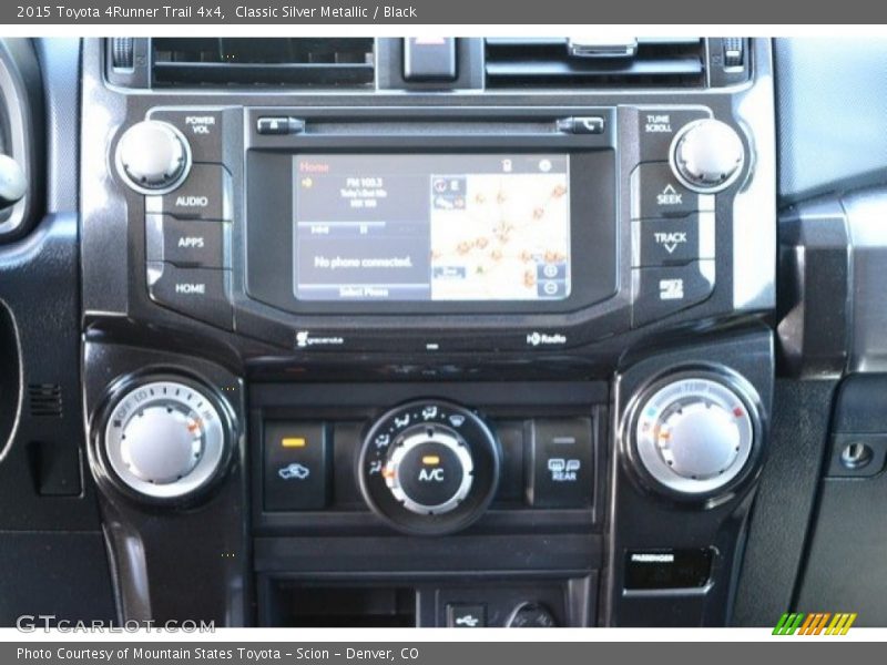 Classic Silver Metallic / Black 2015 Toyota 4Runner Trail 4x4