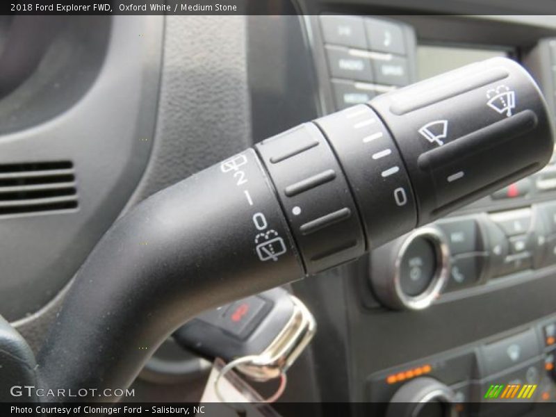 Controls of 2018 Explorer FWD