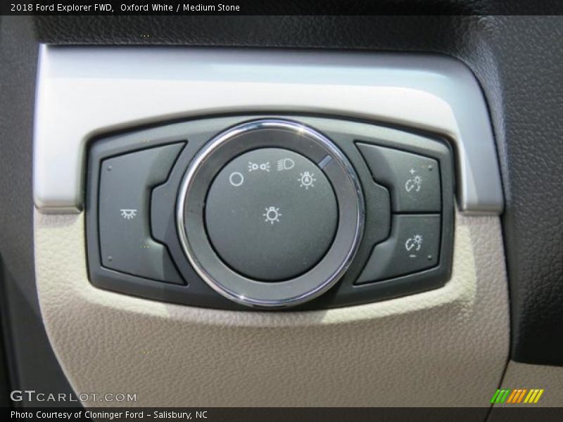 Controls of 2018 Explorer FWD