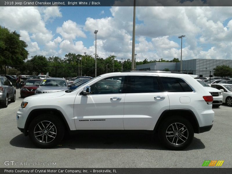 Bright White / Black 2018 Jeep Grand Cherokee Limited