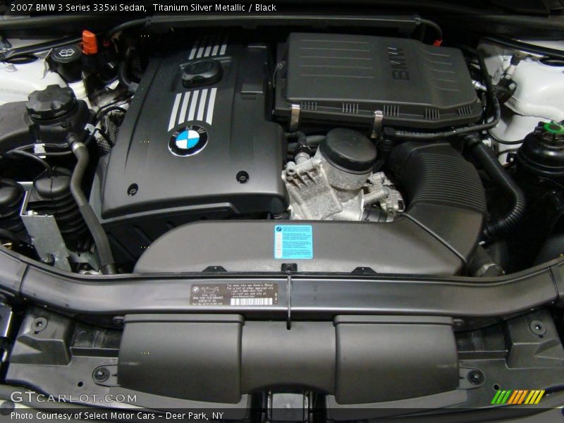 Titanium Silver Metallic / Black 2007 BMW 3 Series 335xi Sedan