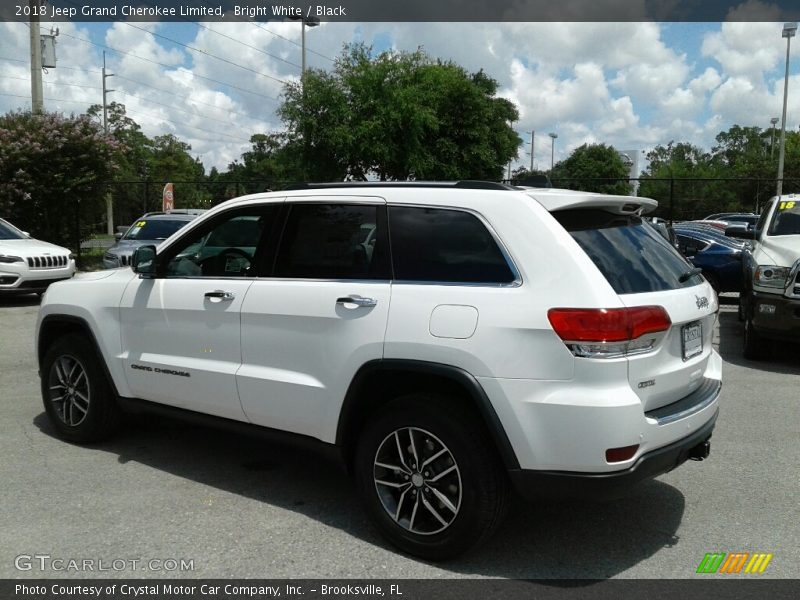 Bright White / Black 2018 Jeep Grand Cherokee Limited