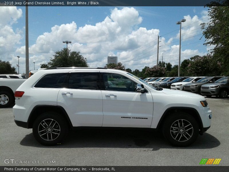 Bright White / Black 2018 Jeep Grand Cherokee Limited