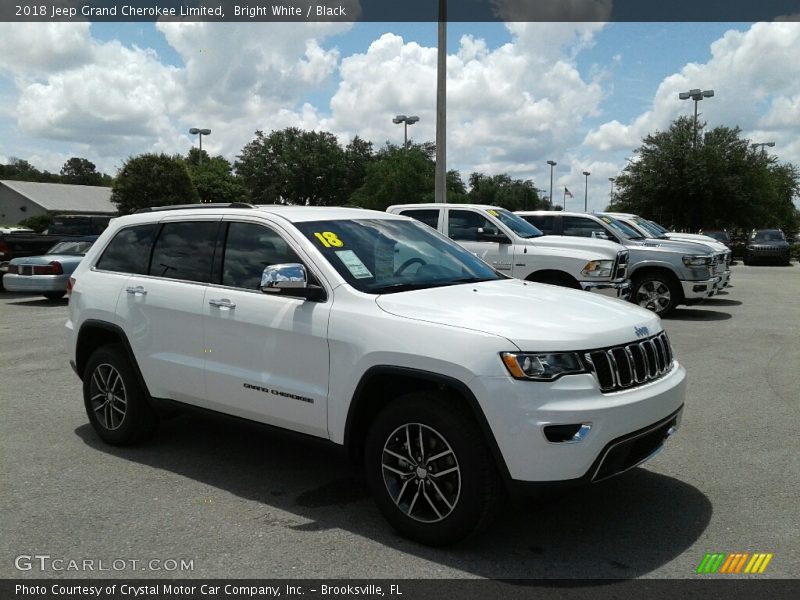 Bright White / Black 2018 Jeep Grand Cherokee Limited