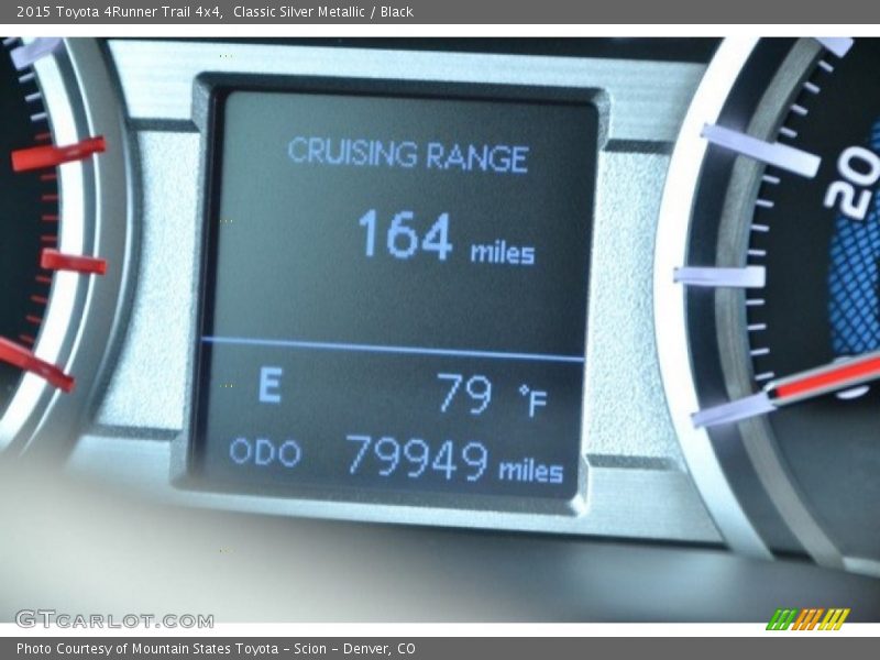 Classic Silver Metallic / Black 2015 Toyota 4Runner Trail 4x4