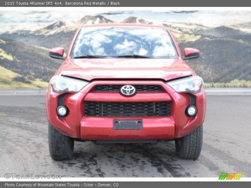 Barcelona Red Metallic / Black 2015 Toyota 4Runner SR5 4x4