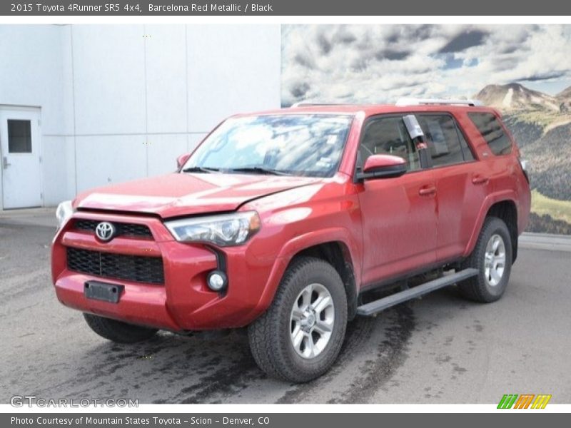 Barcelona Red Metallic / Black 2015 Toyota 4Runner SR5 4x4